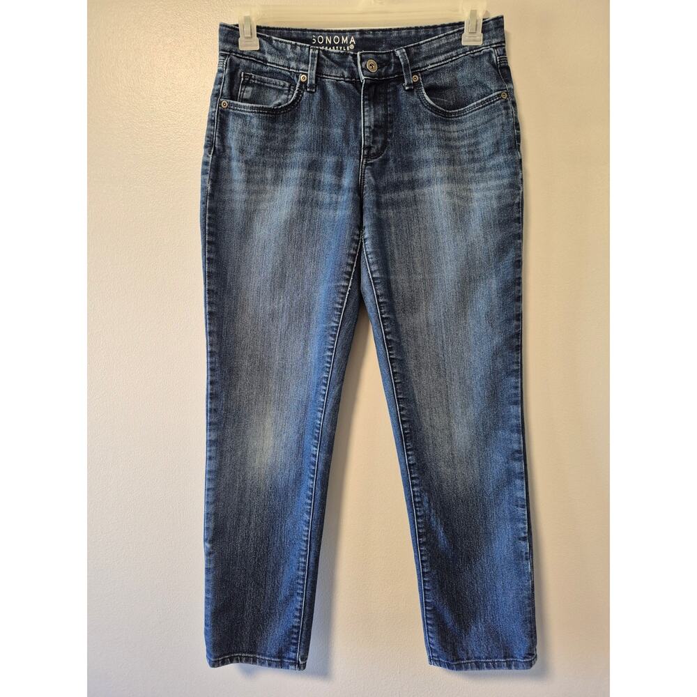 Sonoma Life + Style Jeans Women's Size 4 Ink Blue Denim